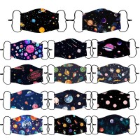 Creative custom print facemask kids stylish starry sky facemask for children