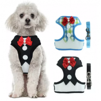 Hot Selling Custom Dog Harness Adjustable Big Solid Pet Collars Automatic Retractable Leash Adjustable