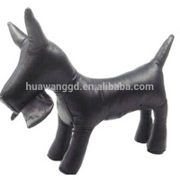 PU dogs models black/white standing dogs models ,S,M,L sizes dog models