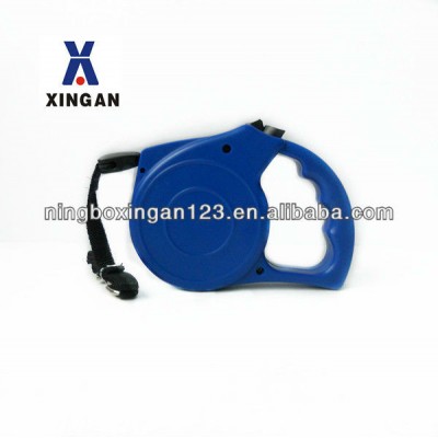 Blue retractable new design leash collar dogs