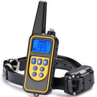 Hot sale waterproof 800M Remote dog training collar dog shock collar with remote for wholesale