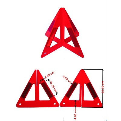 All Sides Warning Sign Board Triangle